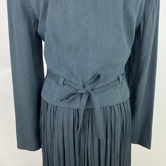 VTG 90s Faded Black Western Dress XS/S Cowgirl - Picture 6 of 7